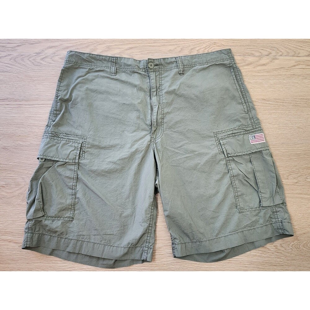 Polo Ralph Lauren Cargo Shorts Cargo Embroidered American Flag Mens 42 Military